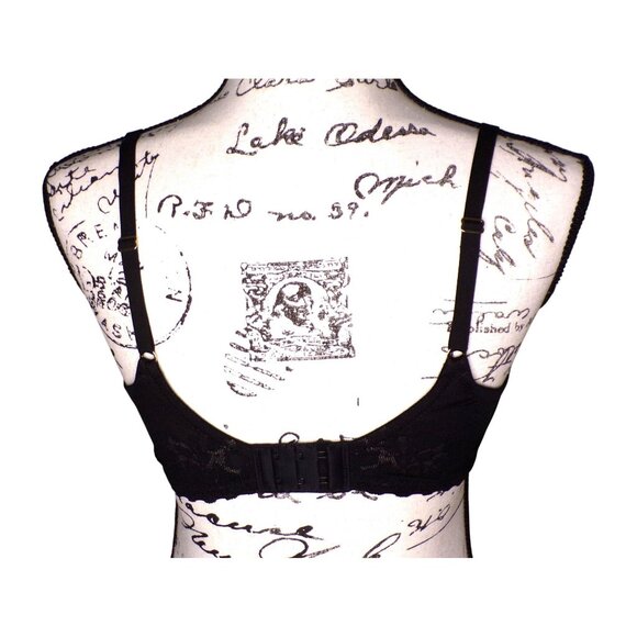 🆕Natori Sheer Glamour Push-Up Underwire T-Shirt Bra  34DD Black #727252 - Picture 9 of 10